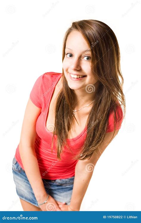 Cute Brunette Teen. Stock Photography - Image: 19750822