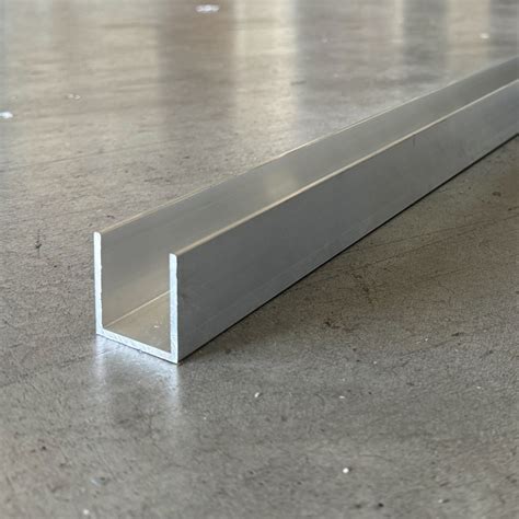 Aluminium 36 x 36 x 2.5mm U Channel 5.95M - SD ALUMINIUM