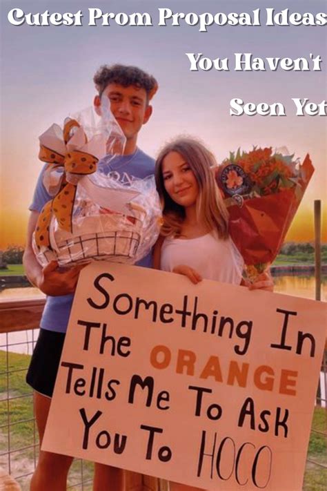 101+ Cutest Prom Proposal Ideas You Haven't Seen Yet - momma teen