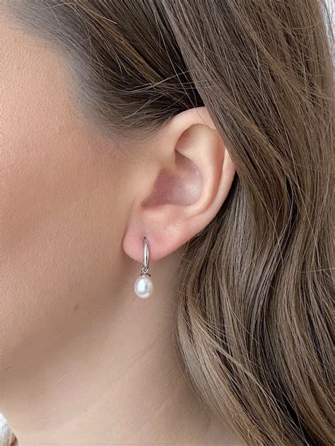 Pearl Drop Earrings — Varoshe Bespoke Jewellery