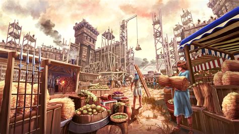 ArtStation - City under Construction - Ancient cities of Mesopotamia