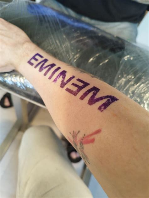 Eminem Fan Tattoo