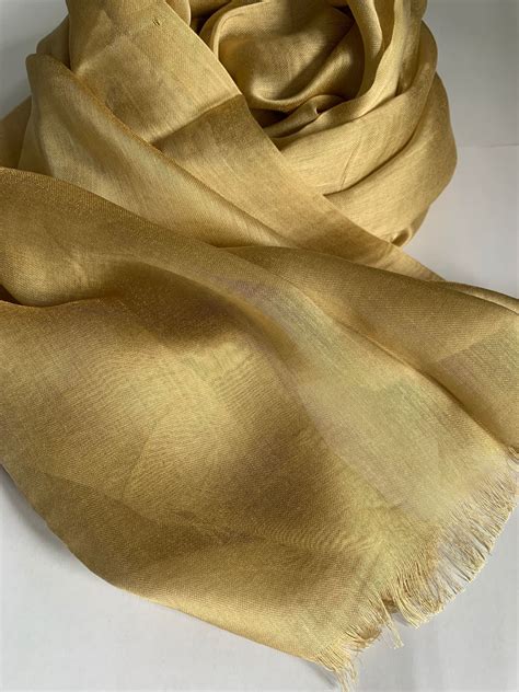 Beautiful Gold Silk Scarf Shawl Wrap for Weddings Bridal - Etsy UK