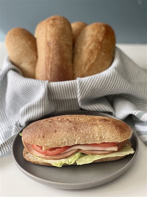 Sourdough Hoagie Rolls [Sourdough Sandwich Rolls] - Healing Slice