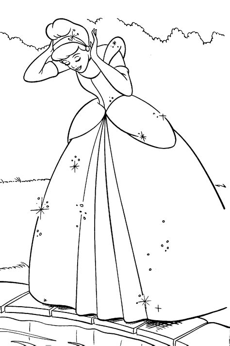 Colouring Pages Of Cinderella