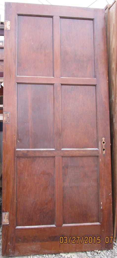 Mahogany Six Panel Doors - ND MillWerk Salvage and Sales