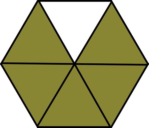 Five Sixths Hexagon Fraction Printable Worksheets Illustration ...