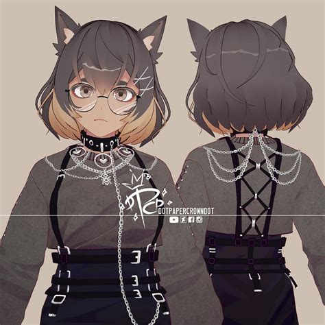Chica Gato Anime Gotica