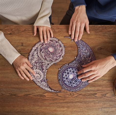 Unidragon - Mandala Overarching Opposites Wooden Puzzle Medium Size ...