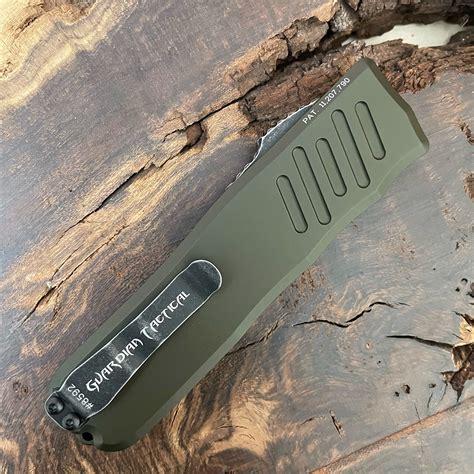Guardian Tactical RECON-035 S/E OD Green Handle Dark Stonewash Blade ...