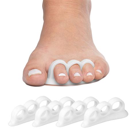 Buy ZenToes Hammer Toe Straightener and Corrector 4 Pack Soft Gel Crests Splints Online at ...