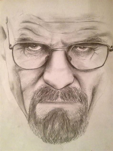 Walter White Drawing From Show - Drawing Tips Guide