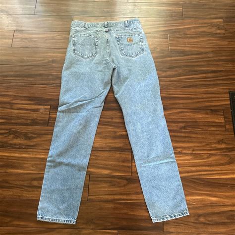 36x36 carhartt jeans these jeans are the perfect... - Depop