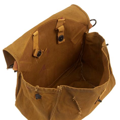 Original RARE U.S. WWII M4 Gas Mask Pouch and Canister Carrier Lot for ...