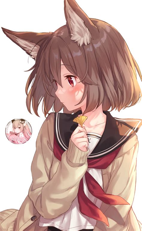 Anime Fox Girl - Render by creep on DeviantArt