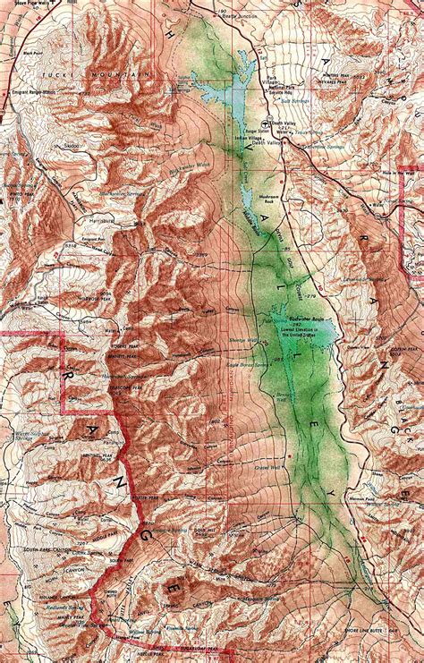 Topographic Map Death Valley at Susan Lebrun blog