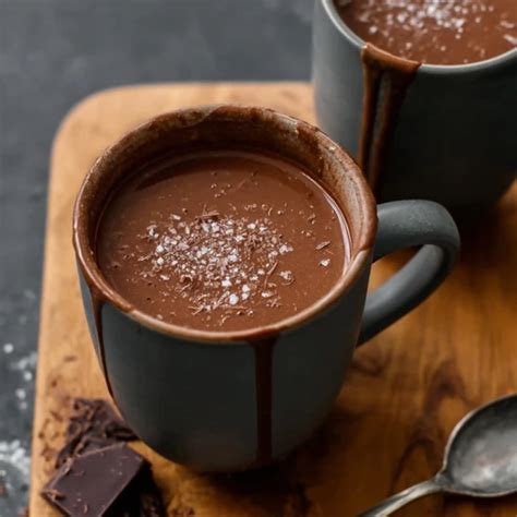 Vegan Dark Hot Chocolate – Best Cozy Drink Recipe - Forever Feeding