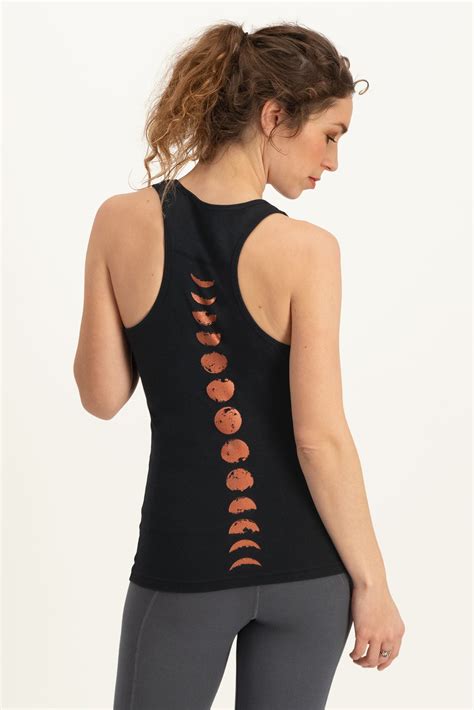 Project Cece | Luna Yoga Tank Top – Urban Black