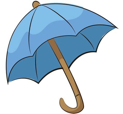 Umbrella And Rain Clip Art