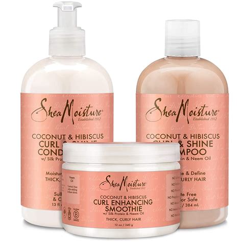 Shea Moisture Coconut & Hibiscus Frizz-Free Curl Mousse 7.5oz ...