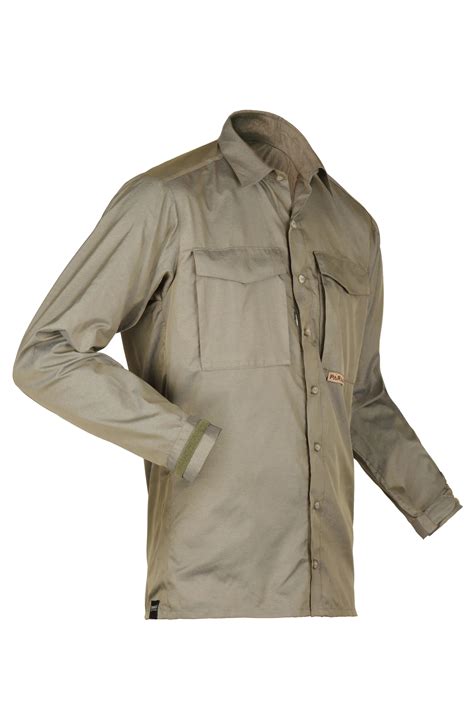 Paramo Katmai Light Long Sleeve Shirt UPF 50+ Mens in Capers