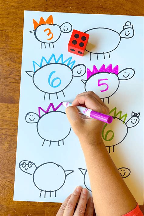 Dinosaur Preschool Math Activity - Subitizing Game | Math activities ...