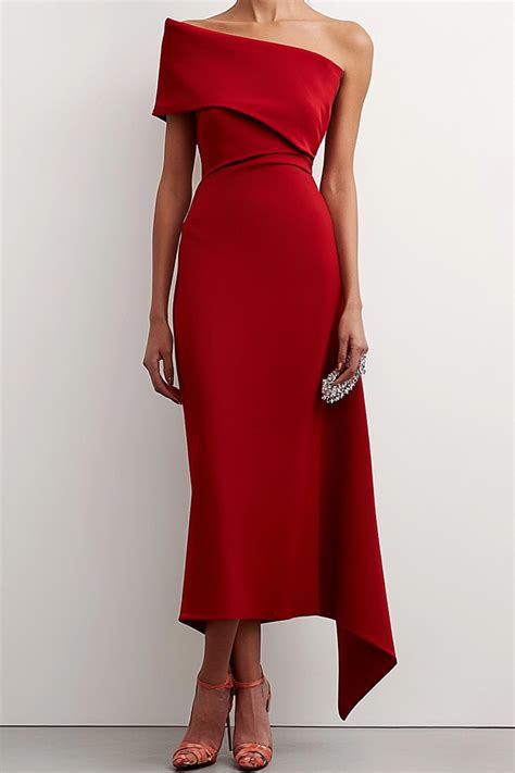 Party dresses perfect for every occasion | Red midi dress, Red dress ...