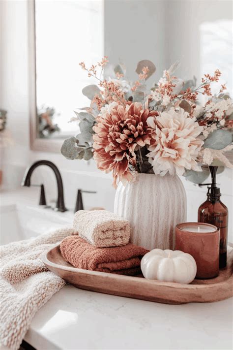 25+ Simple & Cozy Fall Bathroom Decor For Your Festive Home - Basic ...