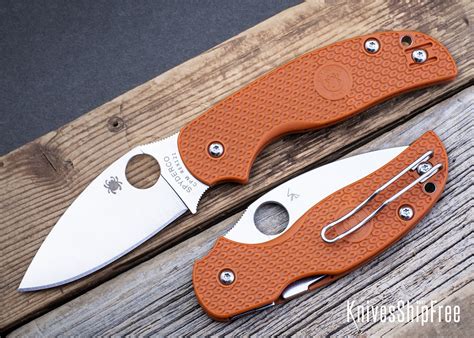 Spyderco: Sage 5 Lightweight - Compression Lock - Burnt Orange FRN ...