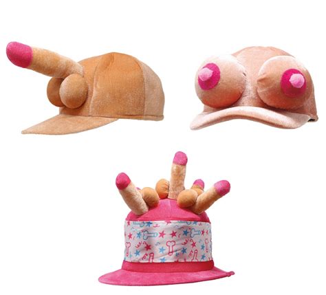 Willy Cap Penis Boobs Breasts Hat Fun Party Dick Head Gift HEN STAG ...