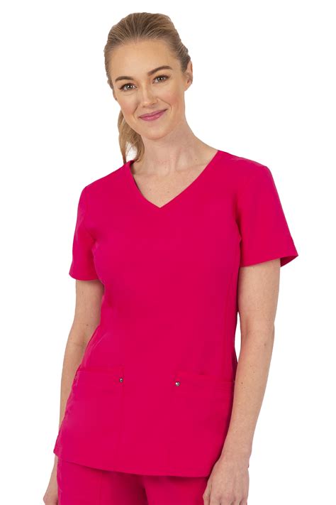 Healing Hands Purple Label 2245 Scrub Tops for Women 2 Pocket V-Neck ...