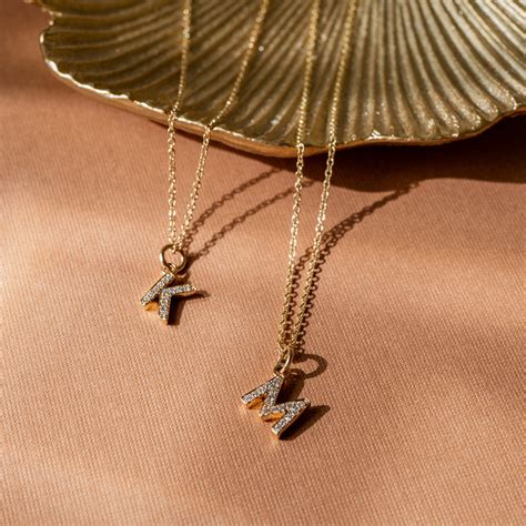 The Diamond Initial Pendant Necklace – katieclark