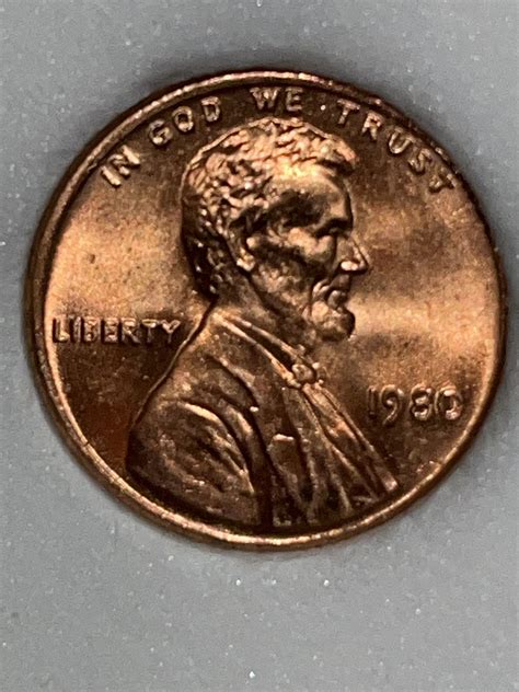 BU 1980 P Lincoln One Cent - For Sale, Buy Now Online - Item #745754