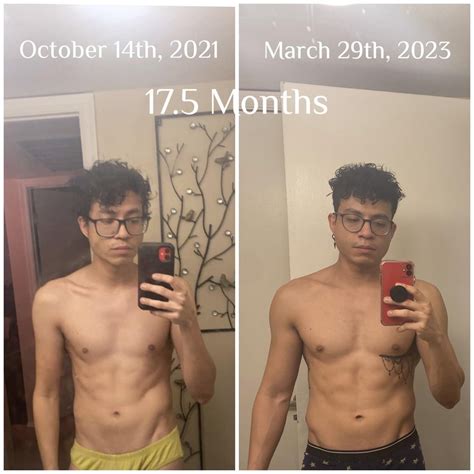 M/32/5’9” [135 lbs to 153 lbs] (17.5 months) : r/Brogress