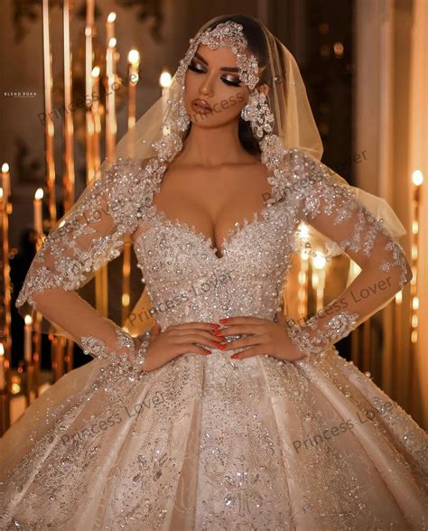 Sparkly Ball Gown Wedding Dresses