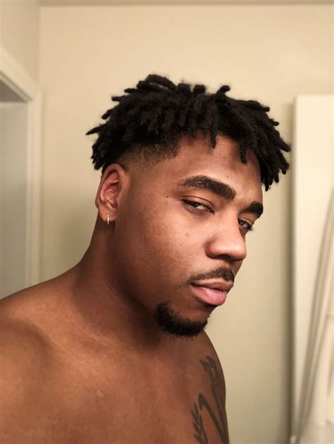 Tapered dreads men | High top dreads men fade haircut, Small dreadlocks ...