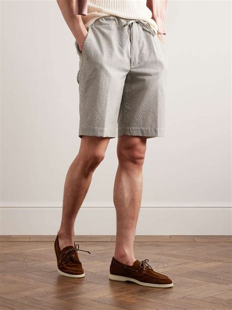 LORO PIANA Sea-Sail Walk Leather-Trimmed Suede Boat Shoes for Men | MR ...