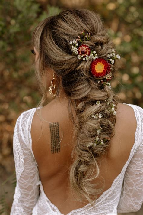 Fishtail Braid Hairstyles For Wedding - Summer Beach Hairstyles