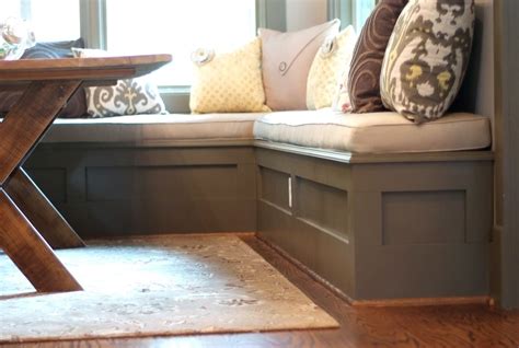 How To Build A Kitchen Nook Bench Seating With Storage at Roxanna ...