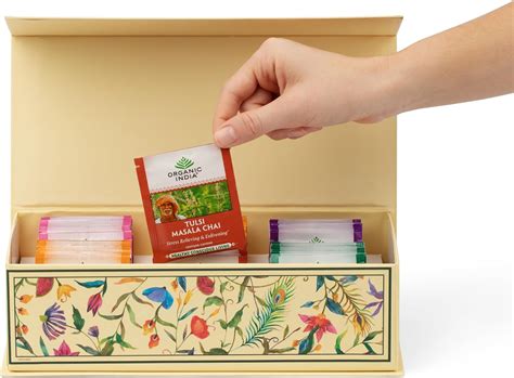Amazon.com: Organic India Tea Sampler Box Variety Pack - Tulsi Herbal ...