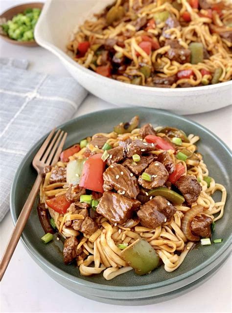 Beef Teriyaki Noodles - Charisse Yu