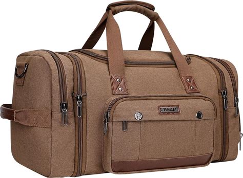 Amazon.com | WITZMAN Mens Duffle Bags for Traveling Canvas Weekender ...