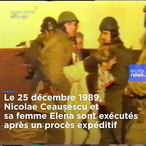 ?? Roumanie | C'était il y a 30 ans. Le monde assistait à l'exécution ...