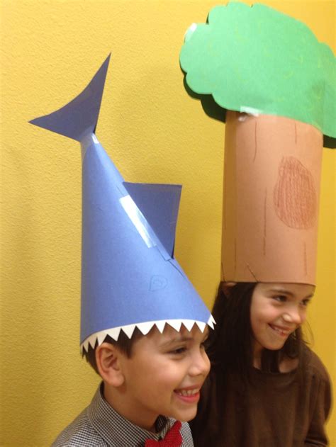 Silly Hats: Man-eating Shark and a Tree Crazy Hat Day, Crazy Hats ...