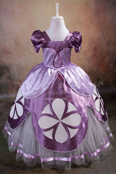 Sofia Costume, Sofia Birthday Dress, Princess Sofia Gown. by PanCostume ...