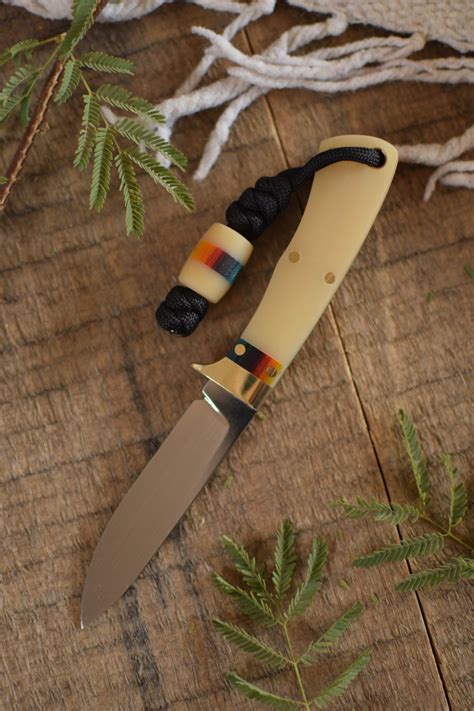 Small EDC fixed blade I finished up. 1084 with soldered brass loveless ...