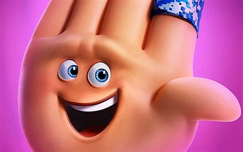 Download The Emoji Movie's Hi-5 Close Up Photo Wallpaper | Wallpapers.com