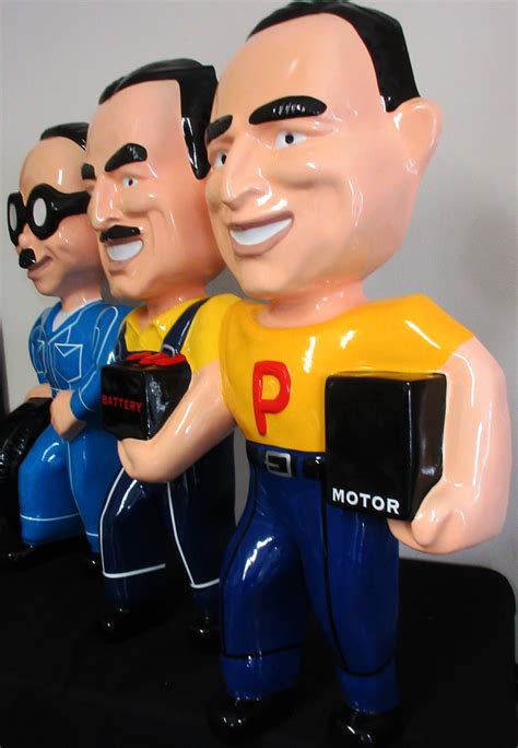 Manny Moe and Jack The Pep Boys 50" wide - American Collectibles