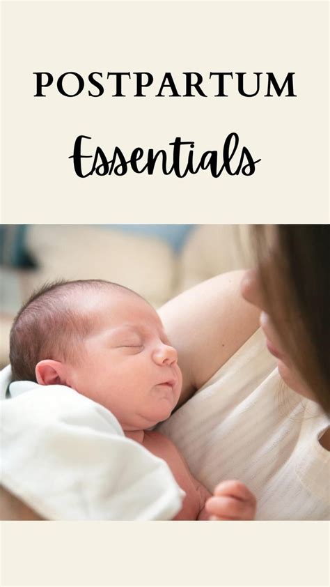 Postpartum necessities for mom after birth checklist – Artofit