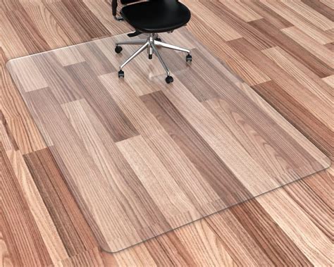 HOMEK Office Chair Mat for Hardwood Floor, 1/8 Thick Crystal Clear ...